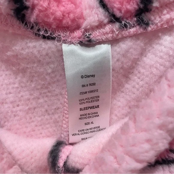 Disney The Aristocats Marie Plush Sleep Set Junior White Pink Size XL NWT - Picture 12 of 12